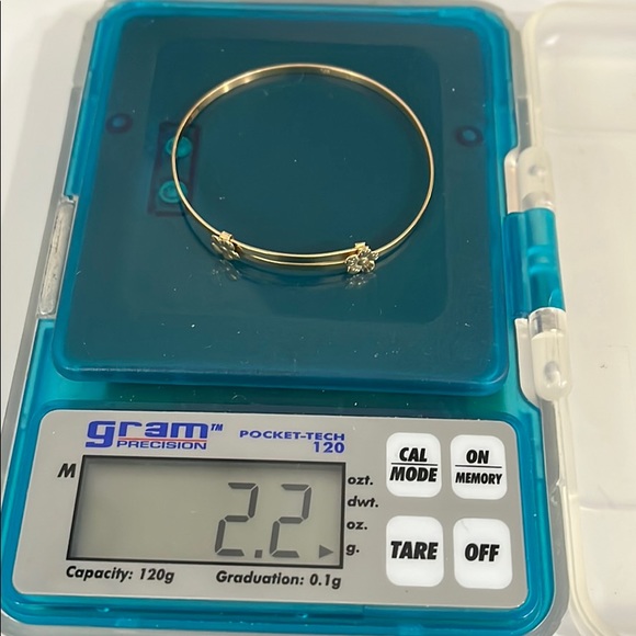 Jewelry - 14k gold baby bangle bracelet
